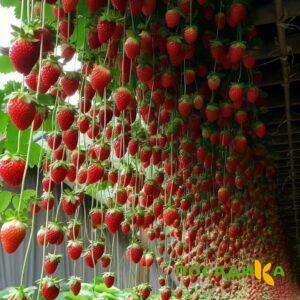 Клубника ампельная Анастасия купить по цене от 370р. в интернет-магазине «Посадика» с доставкой почтой в в Советске и по всей России – [изображение №1].